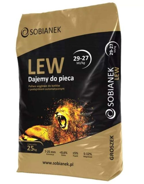Węgiel groszek Sobianek LEW 1000 kg