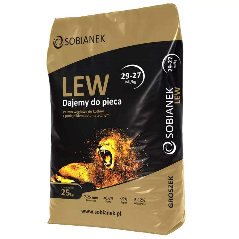 Węgiel groszek Sobianek LEW 1000 kg